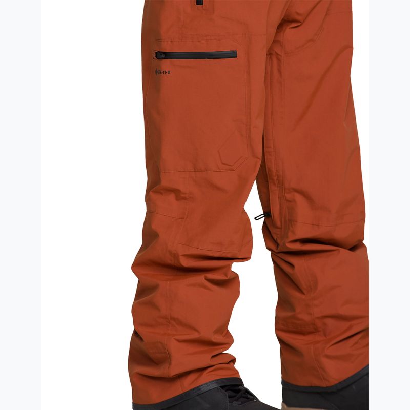 Pantaloni de snowboard pentru bărbați Volcom L Gore-Tex Pant Burnt Orange 7