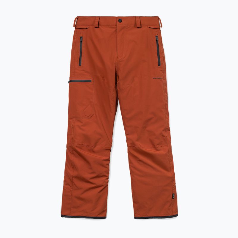 Pantaloni de snowboard pentru bărbați Volcom L Gore-Tex Pant Burnt Orange 10