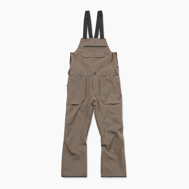 Pantaloni de snowboard pentru bărbați Volcom Roan Bib Overall teak 9