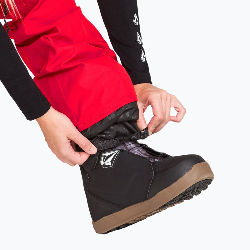 Pantaloni de snowboard pentru femei Volcom Kanyon Insulated Gore Pant bright cherry 8