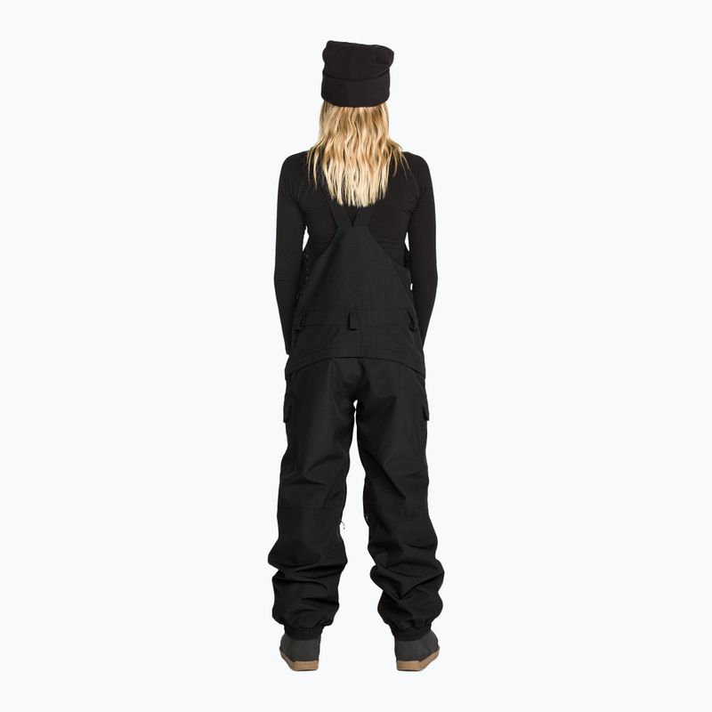Pantaloni de snowboard pentru femei Volcom Crestron 3D Stretch Bib Overall black 2