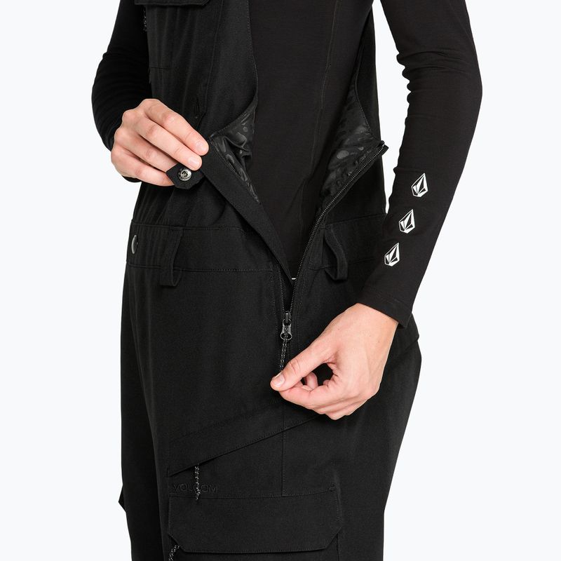 Pantaloni de snowboard pentru femei Volcom Crestron 3D Stretch Bib Overall black 6
