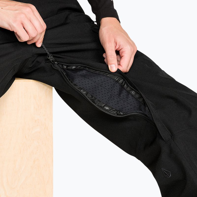 Pantaloni de snowboard pentru femei Volcom Crestron 3D Stretch Bib Overall black 8