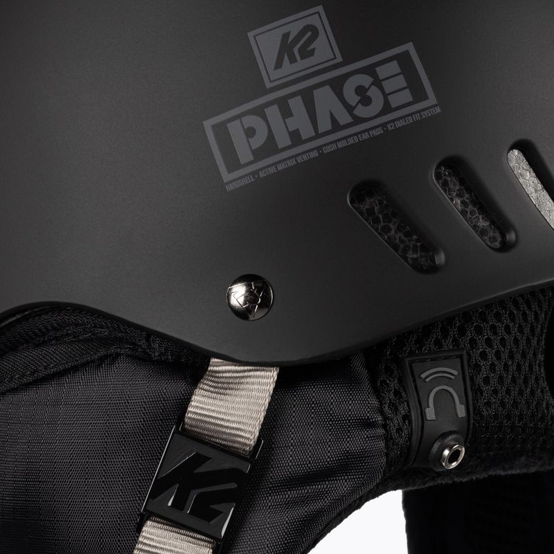 Cască de schi K2 Phase Pro negru 10B4000.3.1.L/XL 8