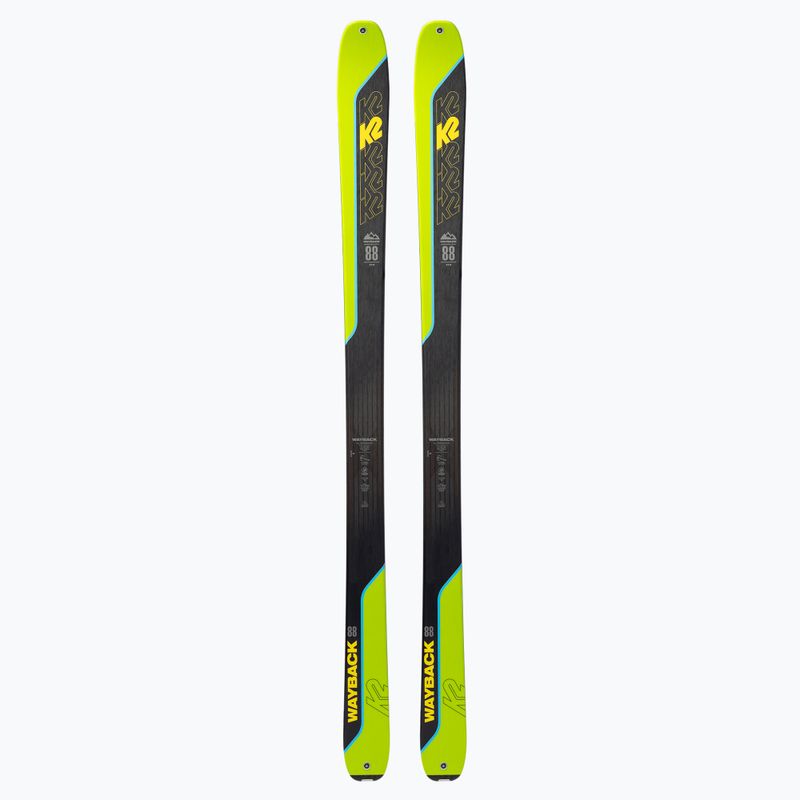 Schiuri de schi de tură K2 Wayback 88, verde, 10E0202