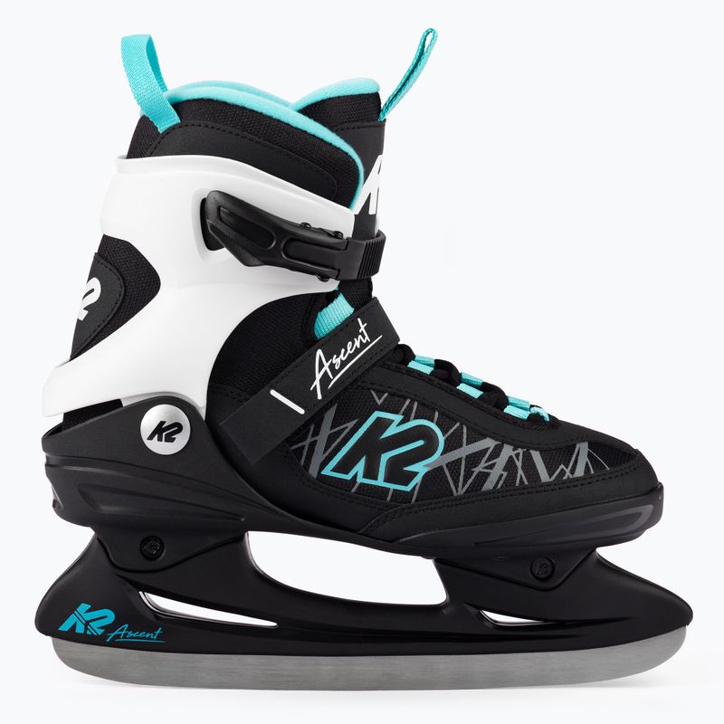 Patine de gheață pentru femei K2 Ascent Ice W, negru, 25D0091 2
