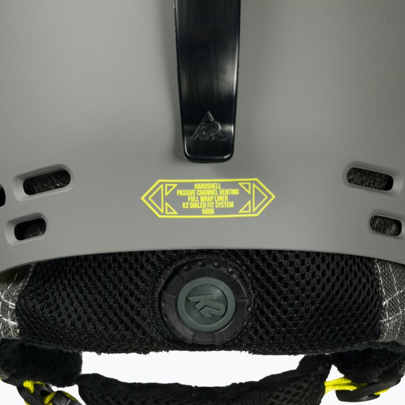 Cască de schi K2 Thrive gri 10E4004.1.2.L/XL 6