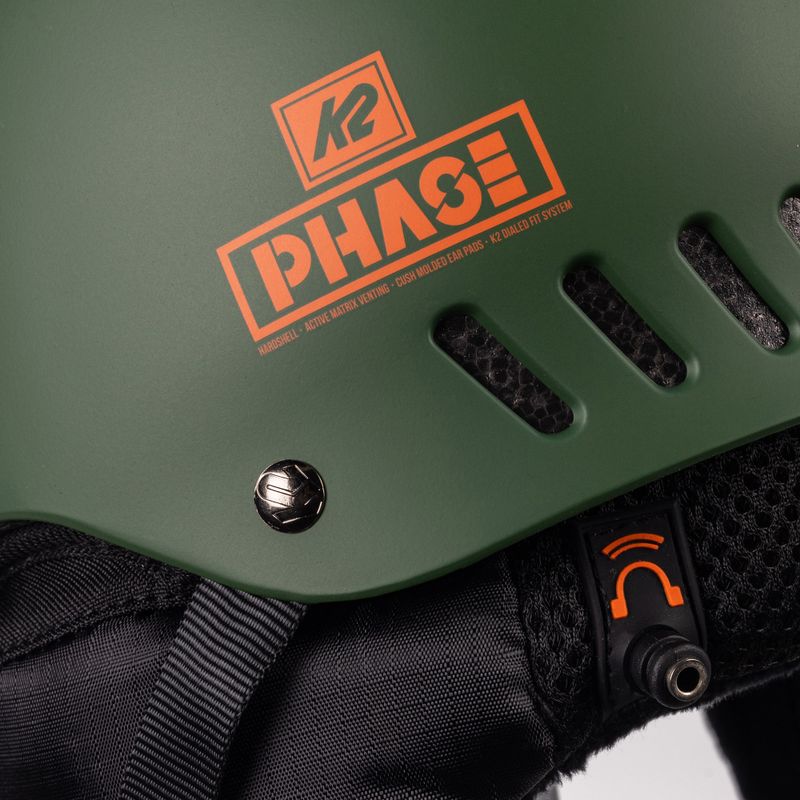Cască de schi K2 Phase Pro verde 10E4013.1.2.L/XL 7