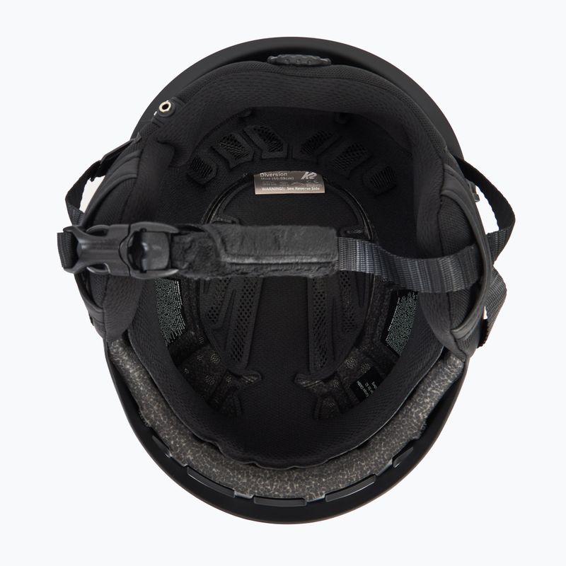 Cască de schi K2 Diversion gunmetal/black 5