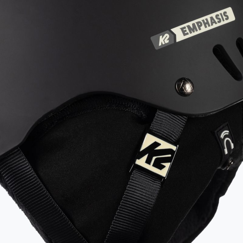 Cască de schi K2 Emphasis negru 10E4008.1.1.1.M 8