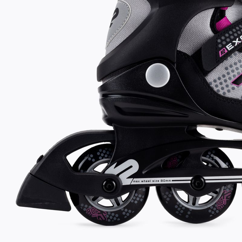 Patine în linie pentru femei K2 EXO 6.0 gri 30E0885 7