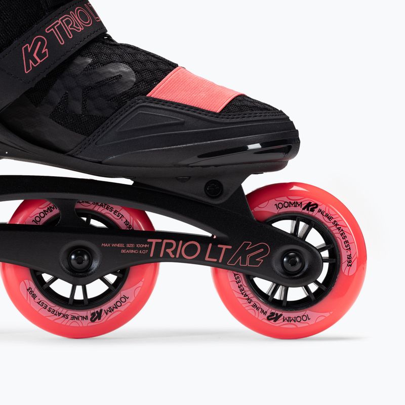 Patine în linie pentru femei K2 Trio LT 100 negru 30F0128.1.1.1.065 6