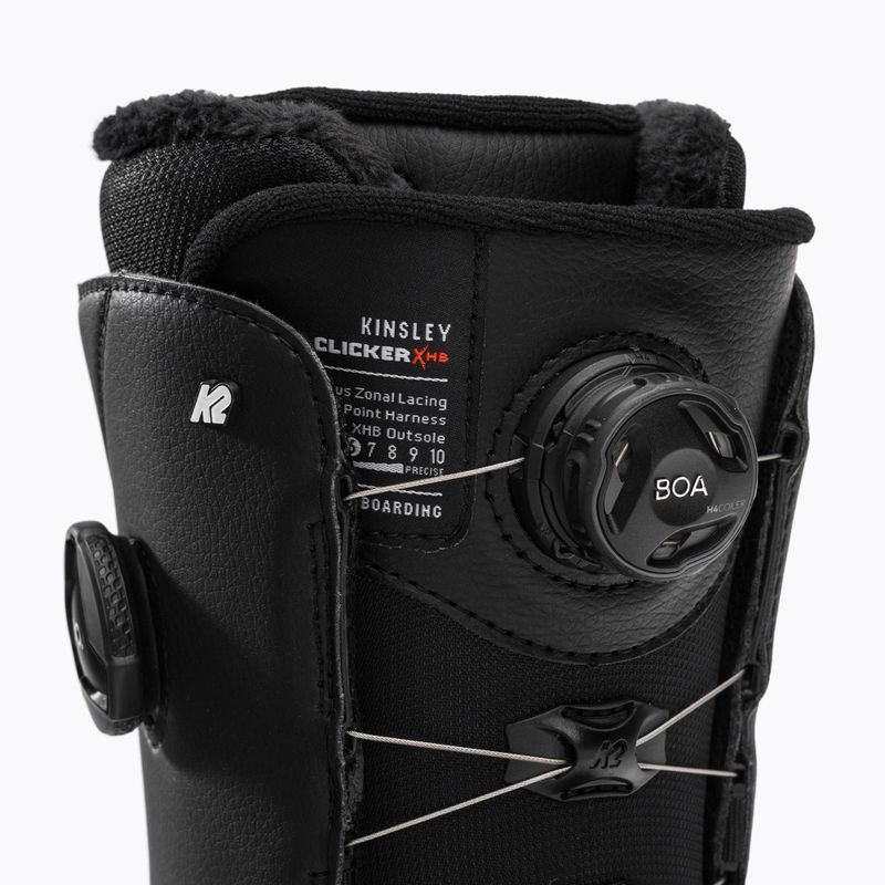 K2 Kinsley Kinsley Clicker X HB cizme de snowboard negru 11E2017 6
