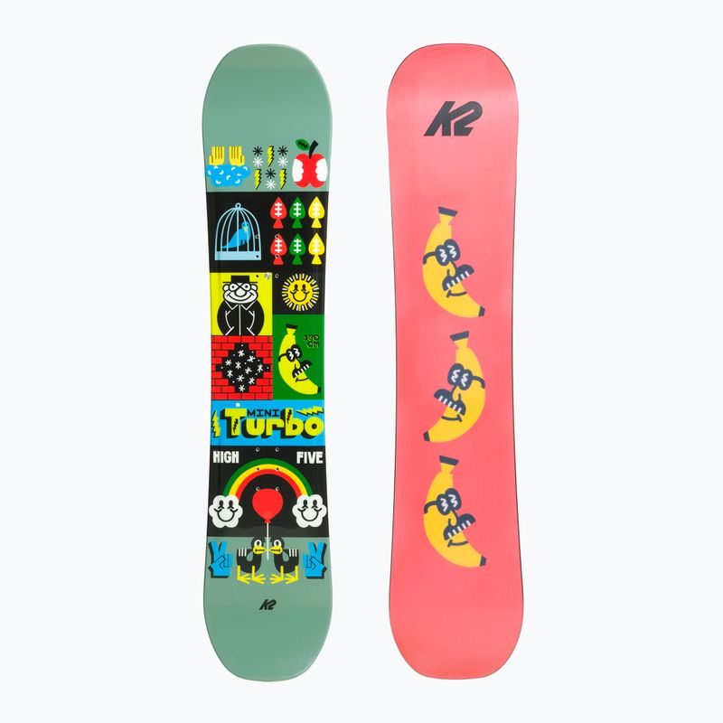 Snowboard pentru copii K2 Mini Turbo colorat 11F0048/11