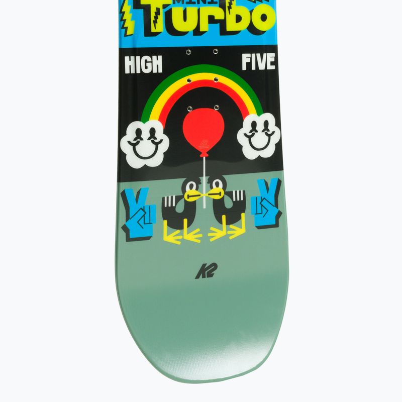 Snowboard pentru copii K2 Mini Turbo colorat 11F0048/11 5