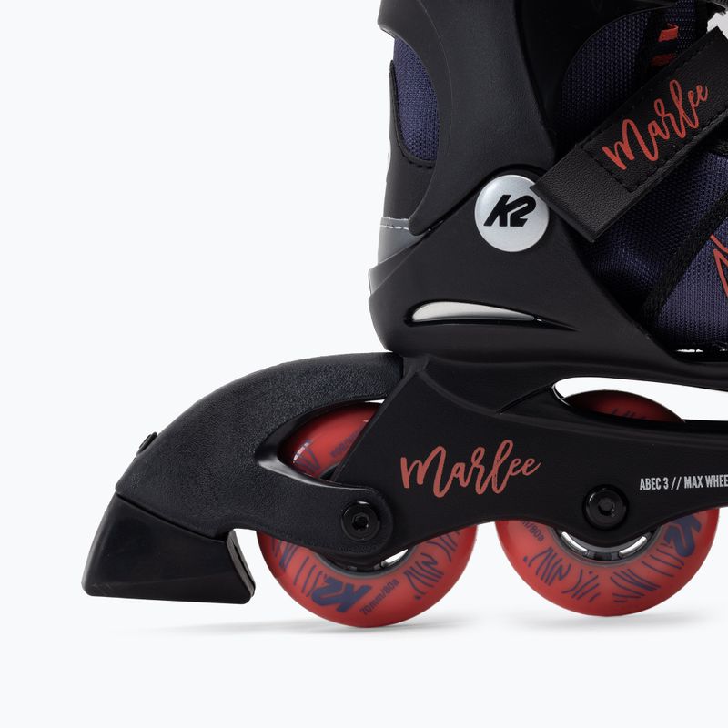 K2 Marlee violet-portocaliu patine în linie pentru copii 30G0126/11 8