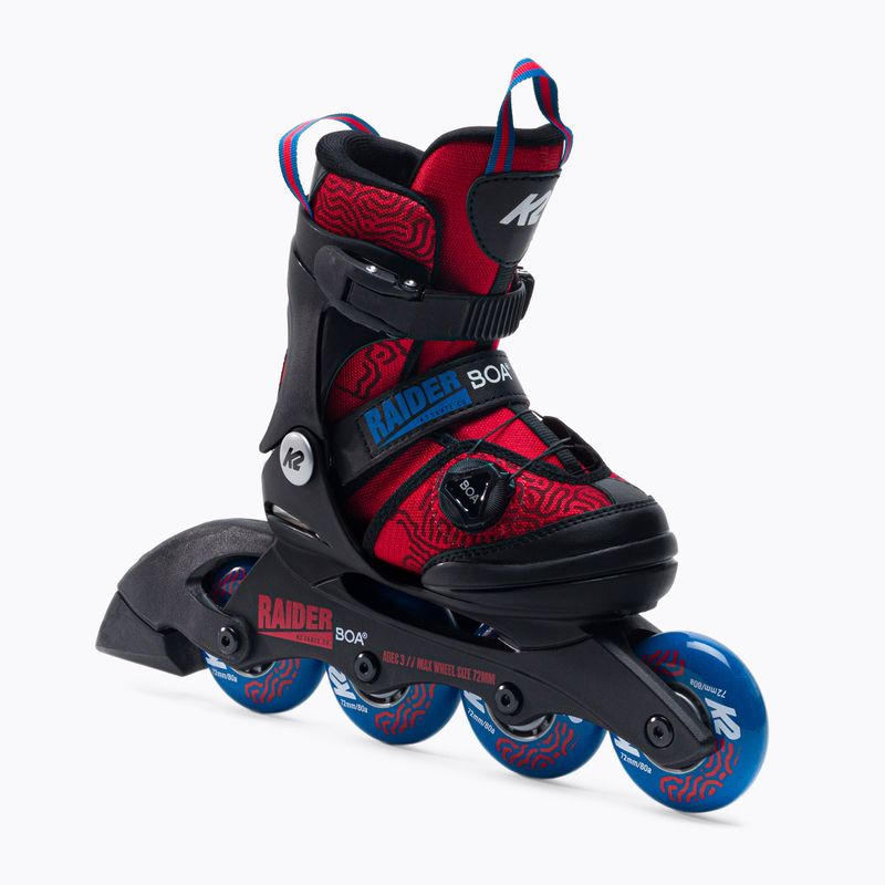 Patine pentru copii K2 Raider Boa roșu 30G0185