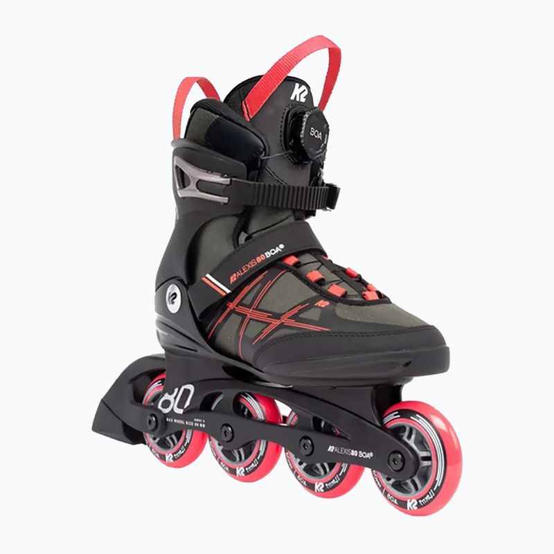 Patine pentru femei K2 Alexis 80 Boa gri 30G0317 8