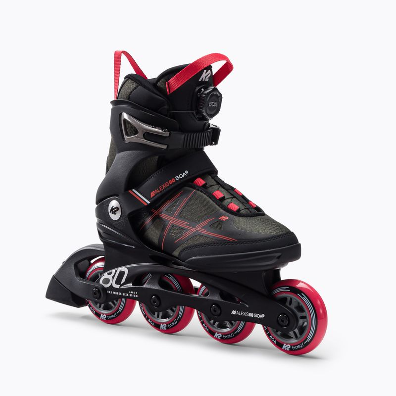 Patine pentru femei K2 Alexis 80 Boa gri 30G0317