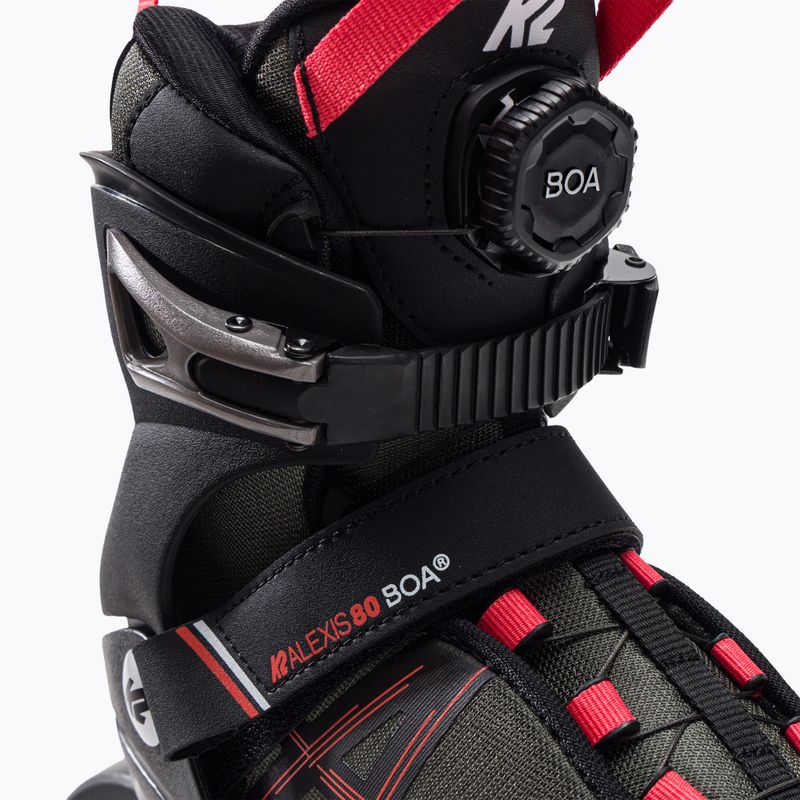 Patine pentru femei K2 Alexis 80 Boa gri 30G0317 5