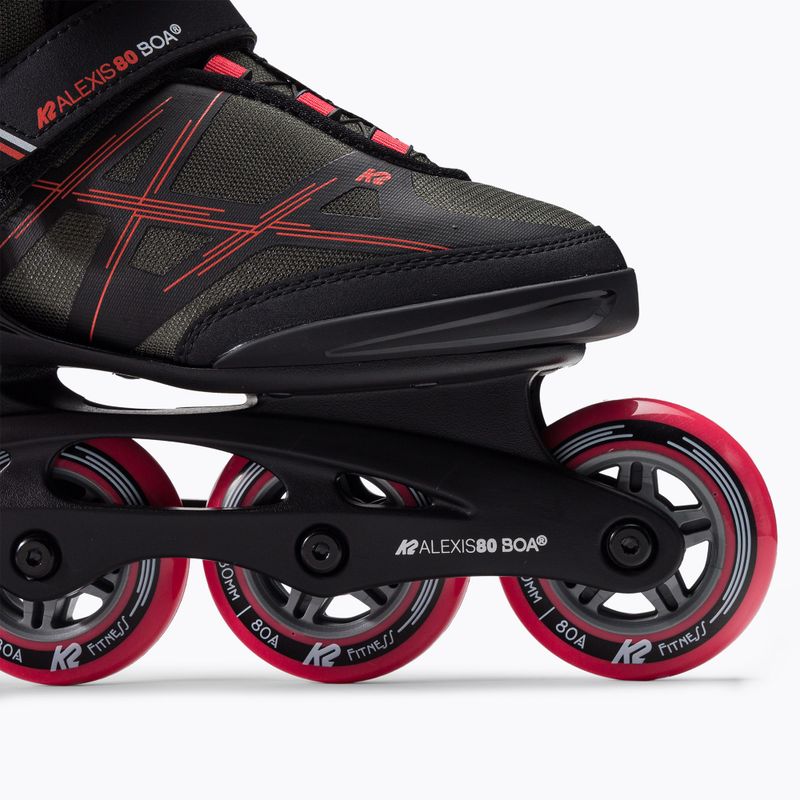 Patine pentru femei K2 Alexis 80 Boa gri 30G0317 6