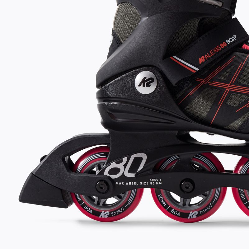 Patine pentru femei K2 Alexis 80 Boa gri 30G0317 7