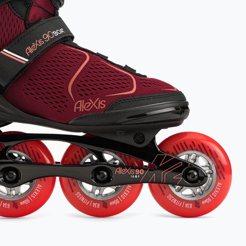 Patine pentru femei K2 Alexis 90 Boa negru 30G0817 6