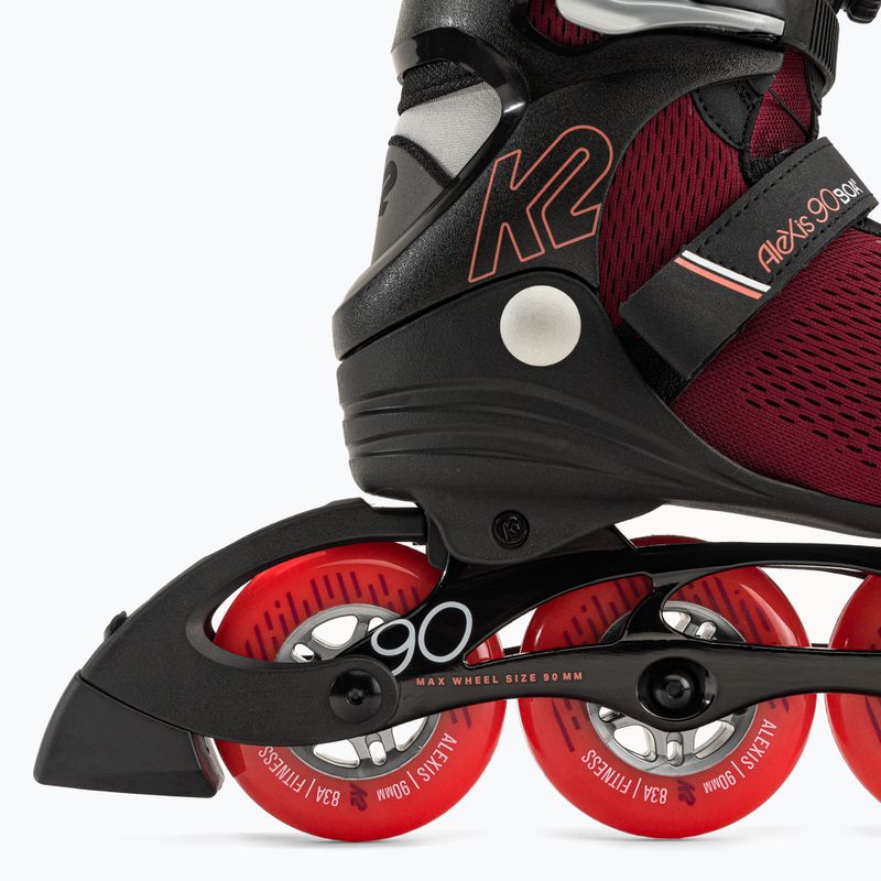 Patine pentru femei K2 Alexis 90 Boa negru 30G0817 7