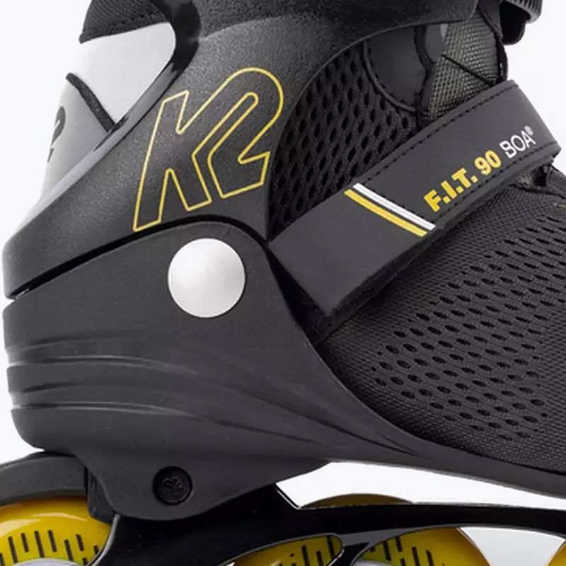 Patine pentru bărbați K2 F.I.T. 90 Boa negru 30G0815 10
