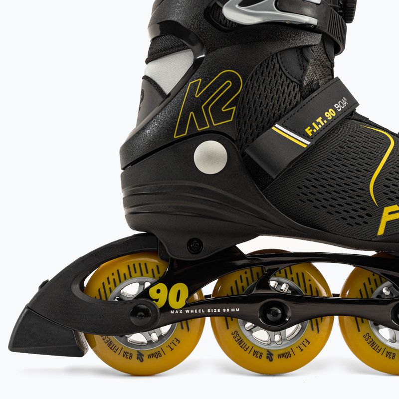 Patine pentru bărbați K2 F.I.T. 90 Boa negru 30G0815 7