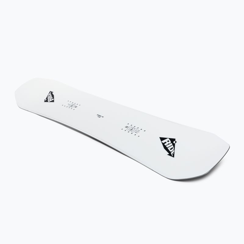 Snowboard pentru copii RIDE Zero Jr alb și negru 12G0028 2