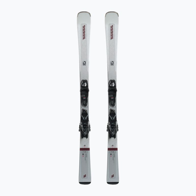 Schi alpin pentru femei K2 Disruption 75 W + 10 Quikclik Free alb 10G0408.173.1
