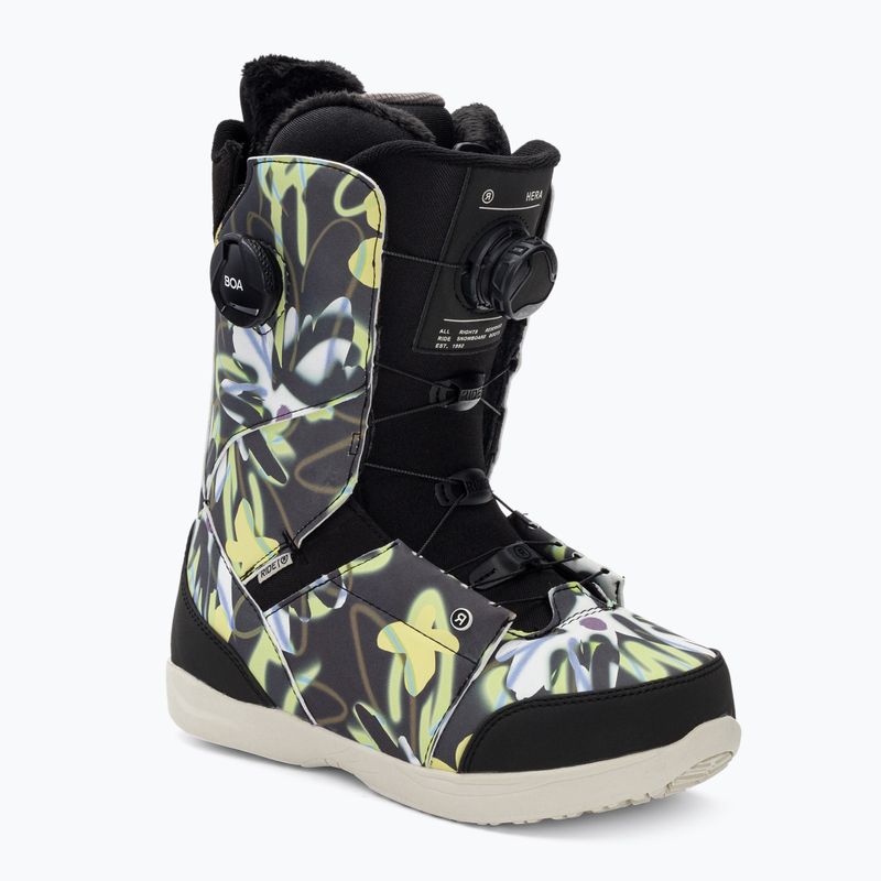 Cizme de snowboard pentru femei RIDE Hera negru-verde 12G2016