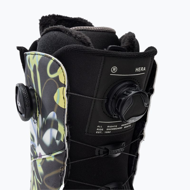 Cizme de snowboard pentru femei RIDE Hera negru-verde 12G2016 6