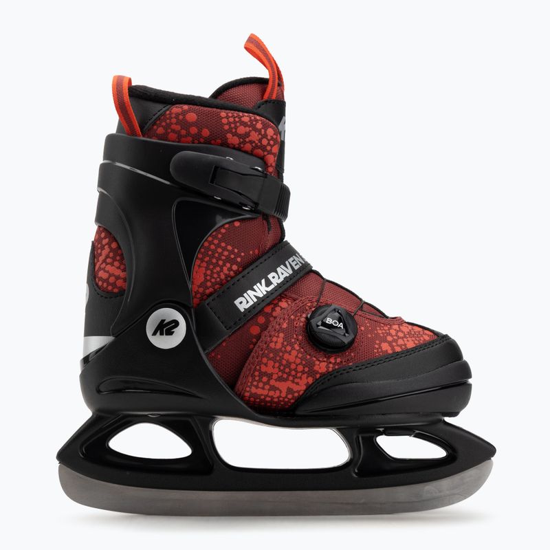 Patine de agrement pentru copii K2 Rink Raven Boa Jr red 2
