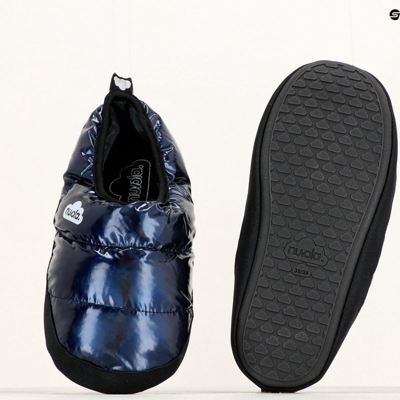 Papuci de iarnă Nuvola Classic metalic blue