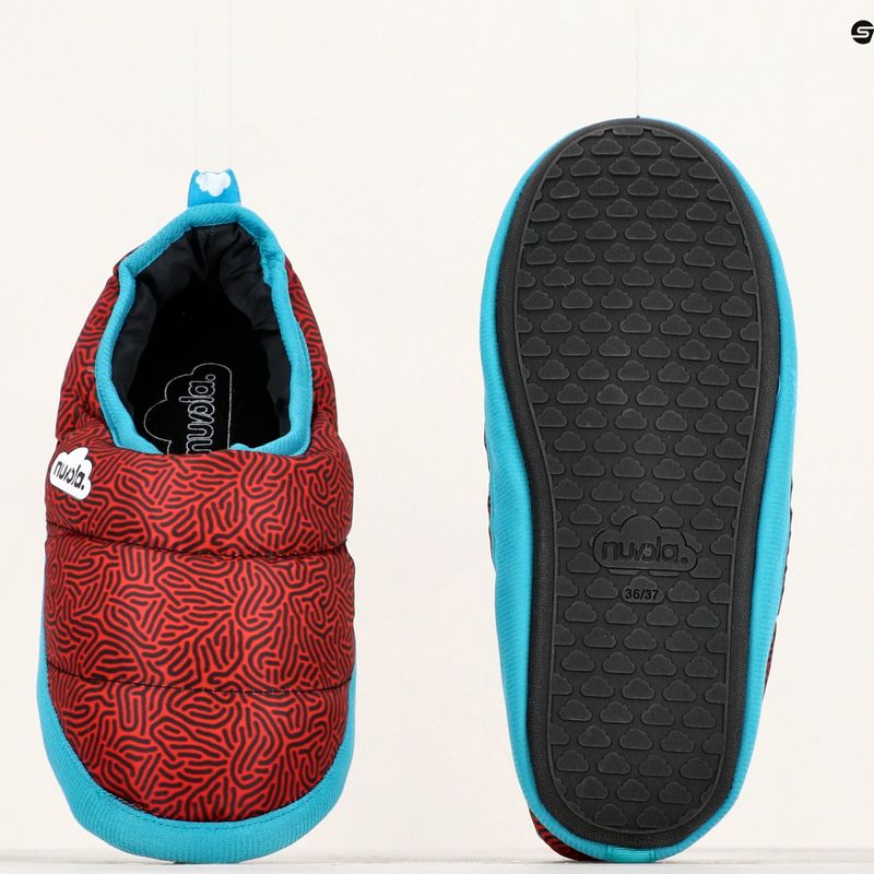 Papuci de iarnă Nuvola Classic Printed noodle red