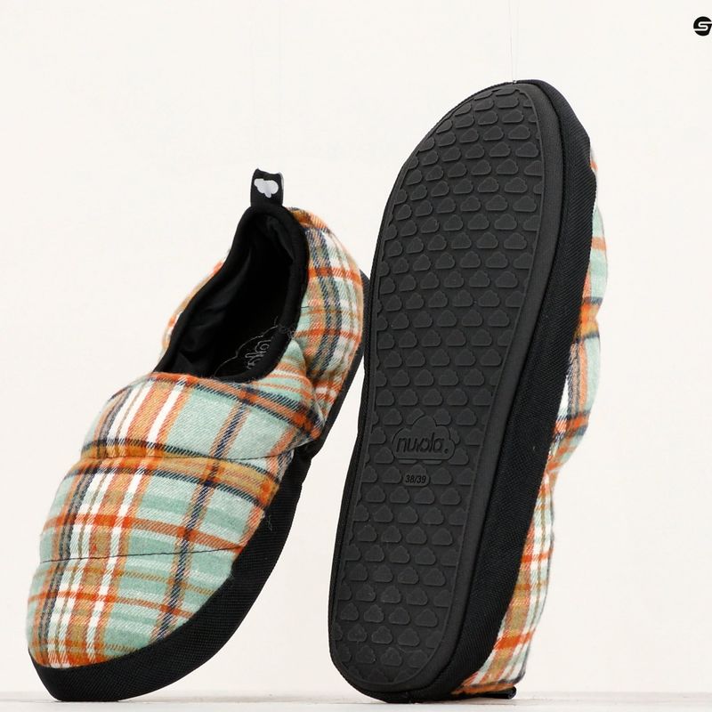 Papuci de iarnă Nuvola Classic Scotland green/orange