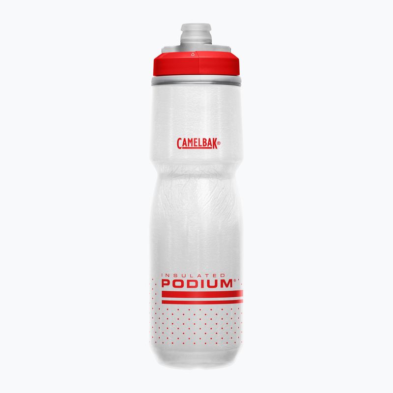 Bidon pentru bicicletă CamelBak Podium Chill 710 ml fiery red/white