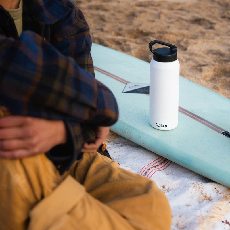 Sticlă termică CamelBak Carry Cap Insulated SST 400 ml white/natural
