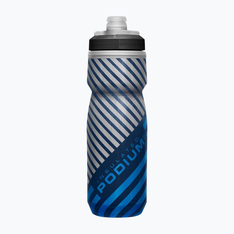 Bidon de bicicletă CamelBak Podium Chill 620 ml navy/ blue stripe