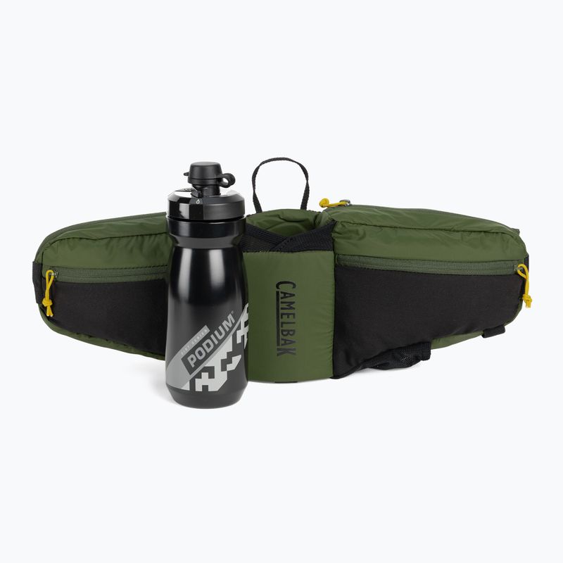 Borsetă CamelBak Podium Flow 4 l cu bidon 620 ml army green/black