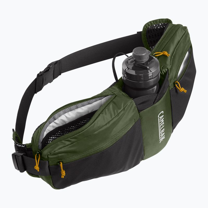 Borsetă CamelBak Podium Flow 4 l cu bidon 620 ml army green/black