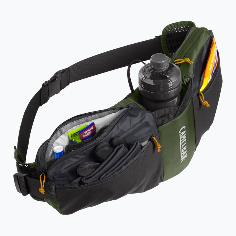 Borsetă CamelBak Podium Flow 4 l cu bidon 620 ml army green/black