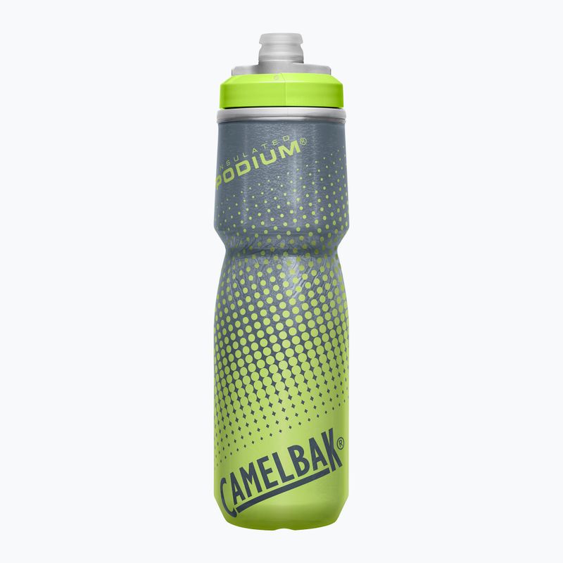 Bidon de bicicletă CamelBak Podium Chill 710 ml yellow dot