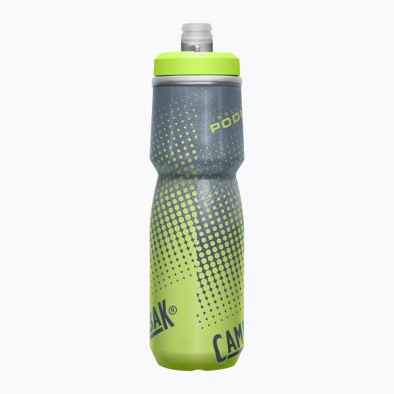 Bidon de bicicletă CamelBak Podium Chill 710 ml yellow dot