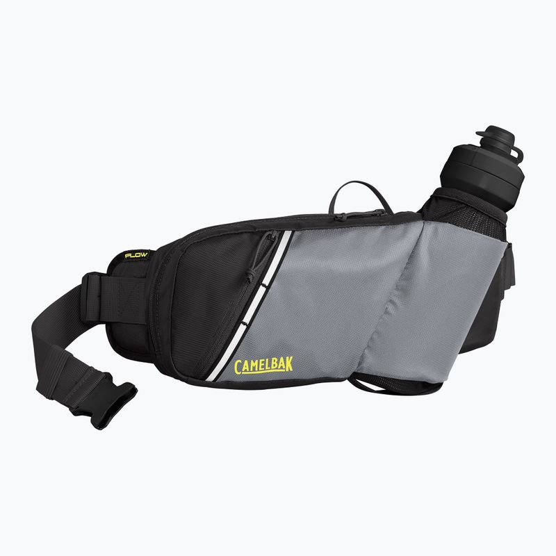 Borsetă de ciclism CamelBak Podium Flow z bidonem 620 ml silver/lime