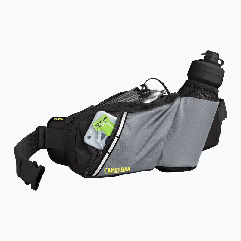 Borsetă de ciclism CamelBak Podium Flow z bidonem 620 ml silver/lime 3