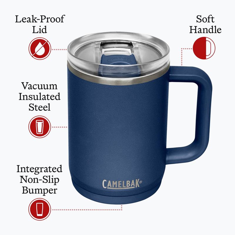 Cană termică CamelBak Thrive Mug Insulated SST 470 ml navy 5