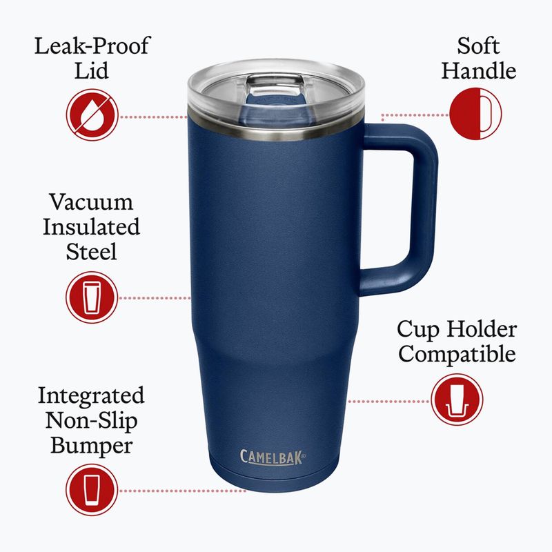 Cană termică CamelBak Thrive Mug Insulated SST 950 ml navy 5